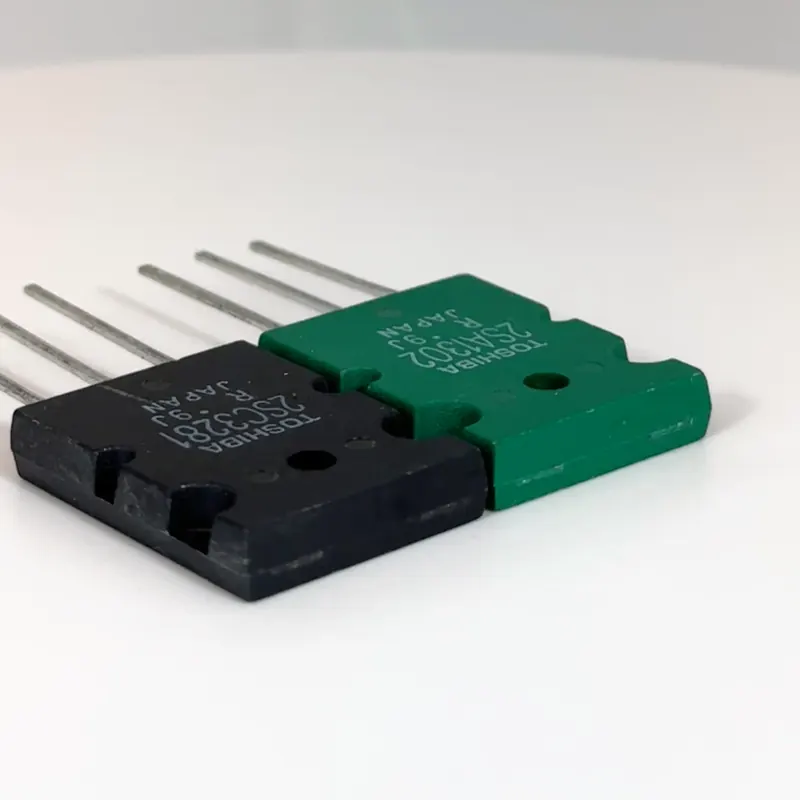 360 view of the Toshiba 2SA1302 and 2SC3281 transistor pair